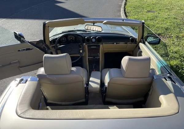 Mercedes-Benz SL cena 139000 przebieg: 90000, rok produkcji 1987 z Luboń małe 781